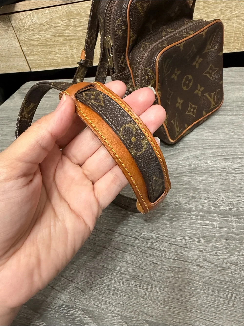 Louis Vuitton Vintage Mini Amazon Monogram Crossbody Bag